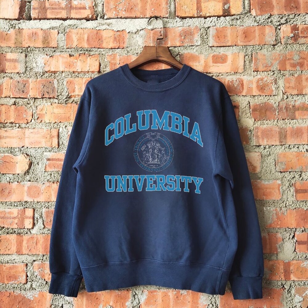 Vintage 90s Columbia University Shirt, College Sweatshirts, Unisex Shirt tee